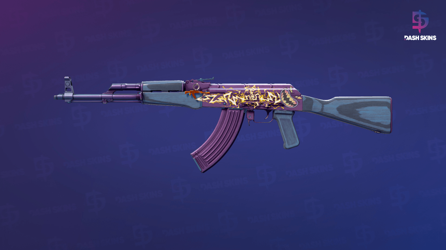 AK-47 | Midnight Laminate (Minimal Wear) Screenshot Playside