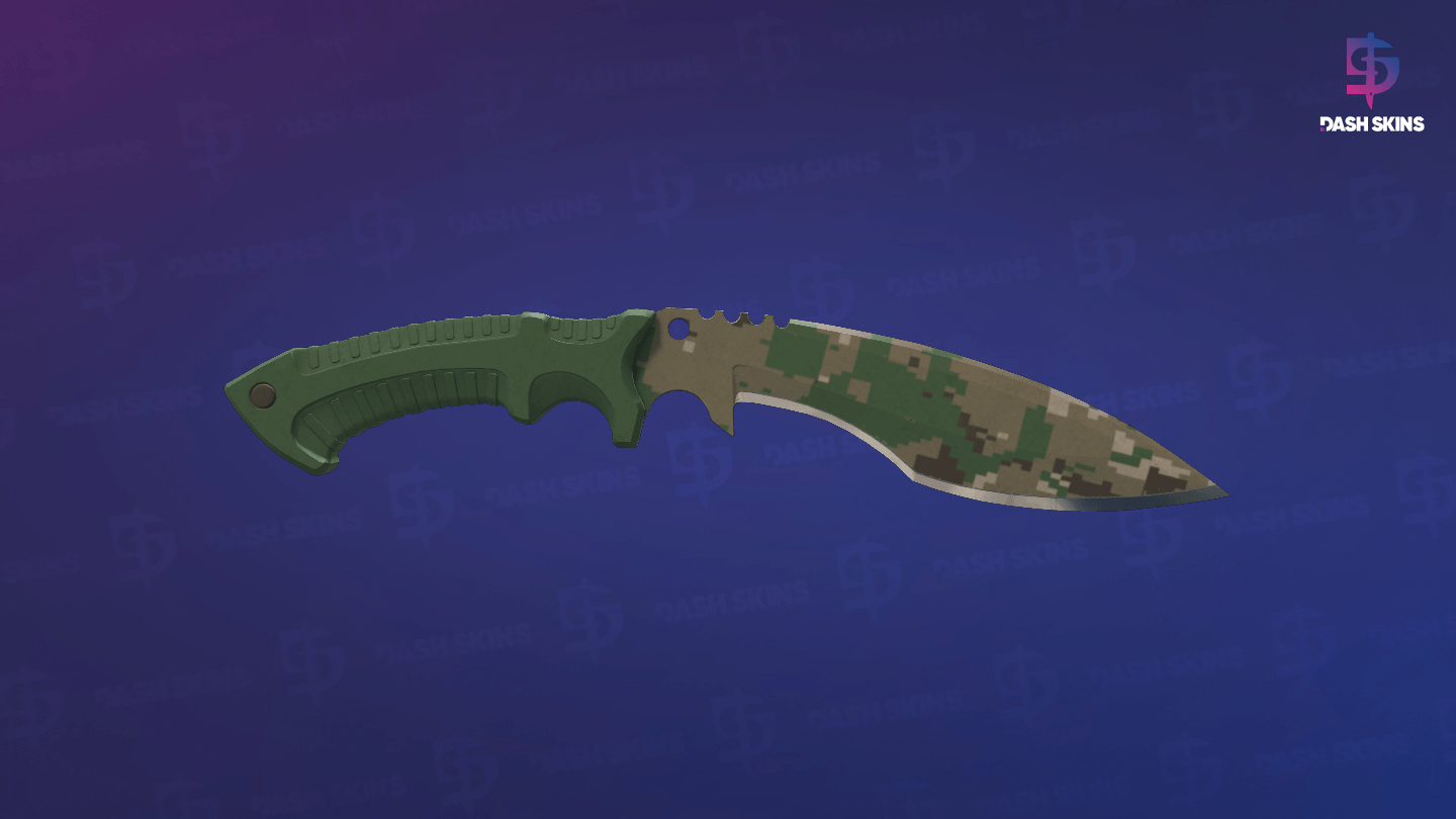 ★ Kukri Knife | Forest DDPAT (Field-Tested) Screenshot Playside
