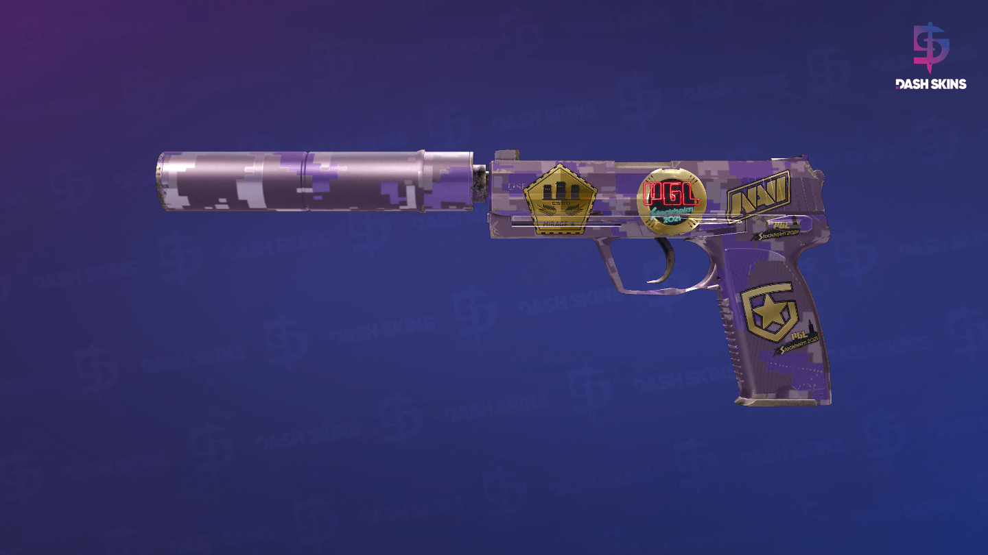 Souvenir USP-S | Purple DDPAT (Minimal Wear) Screenshot Playside