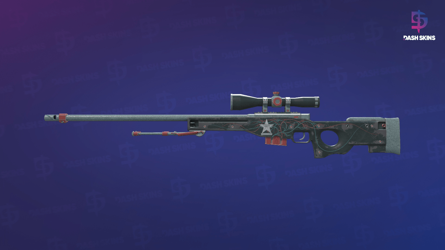 AWP | Capillary (Well-Worn) Screenshot Playside