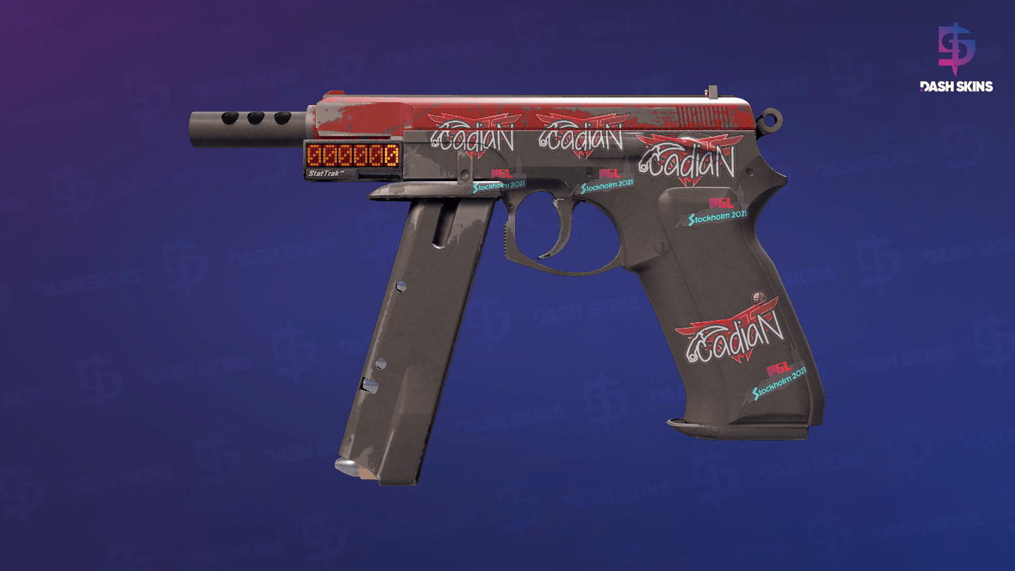 StatTrak™ CZ75-Auto | Crimson Web (Field-Tested) Screenshot Playside