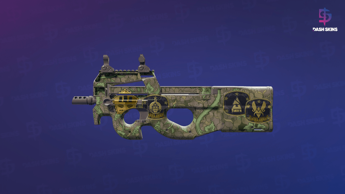 Souvenir P90 | Verdant Growth (Field-Tested) Screenshot Playside