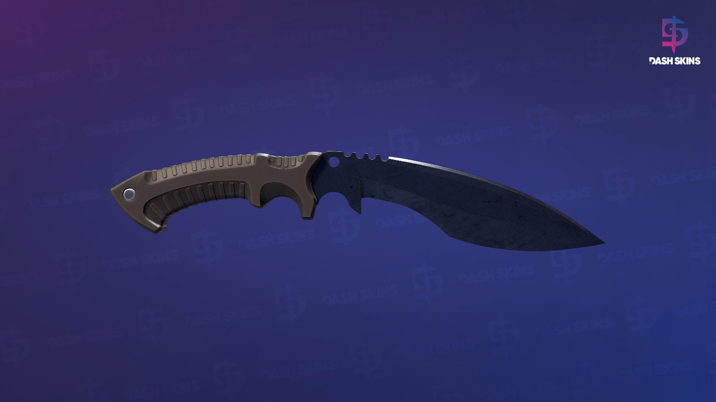 ★ Kukri Knife | Blue Steel (Battle-Scarred) Screenshot Playside