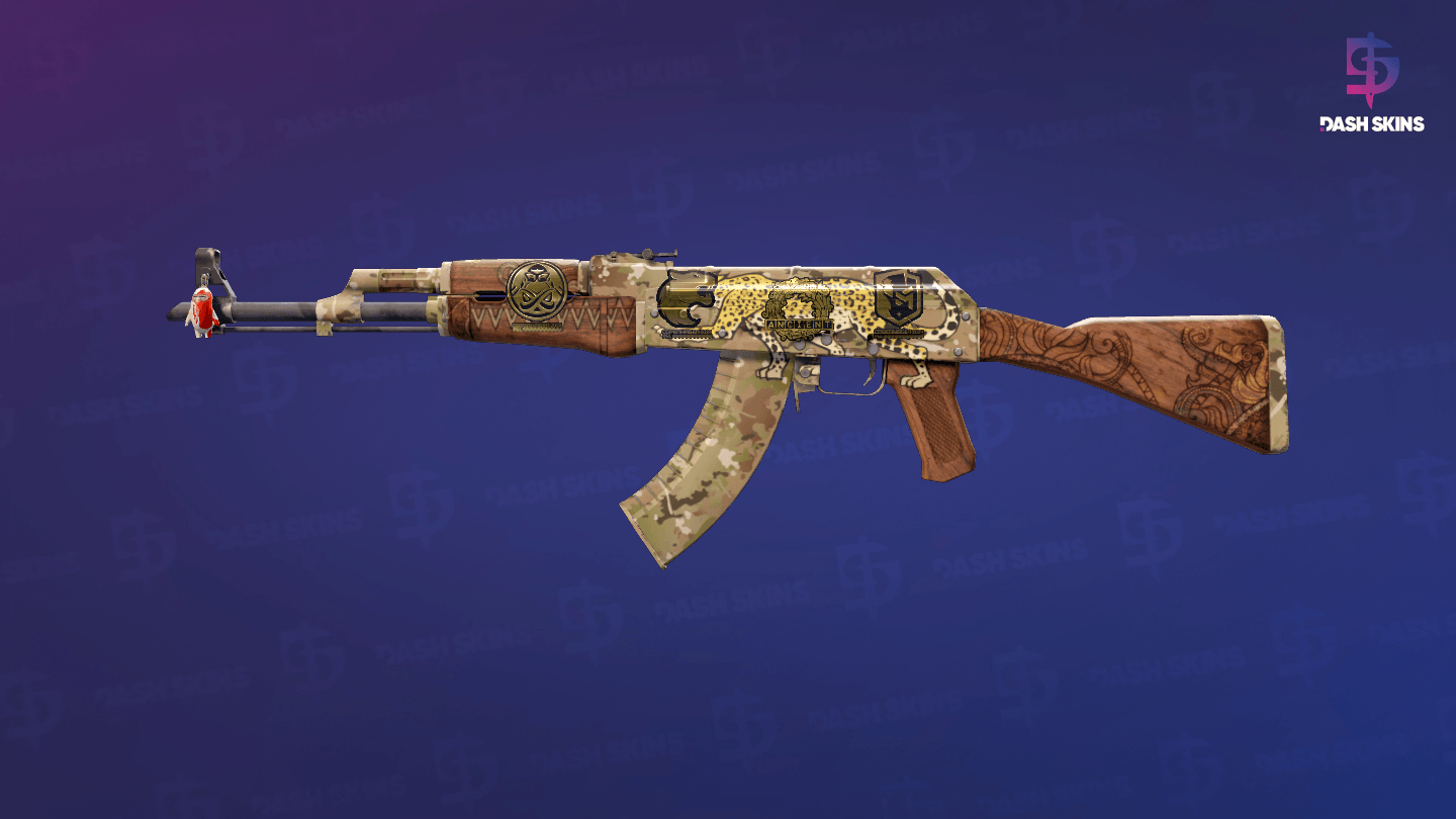 Souvenir AK-47 | Panthera onca (Minimal Wear) Screenshot Playside