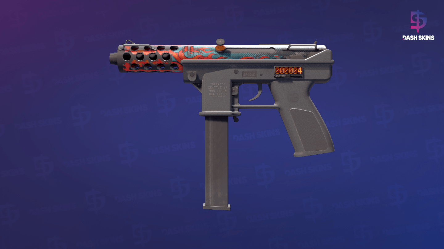 StatTrak™ Tec-9 | Re-Entry (Well-Worn) Screenshot Playside