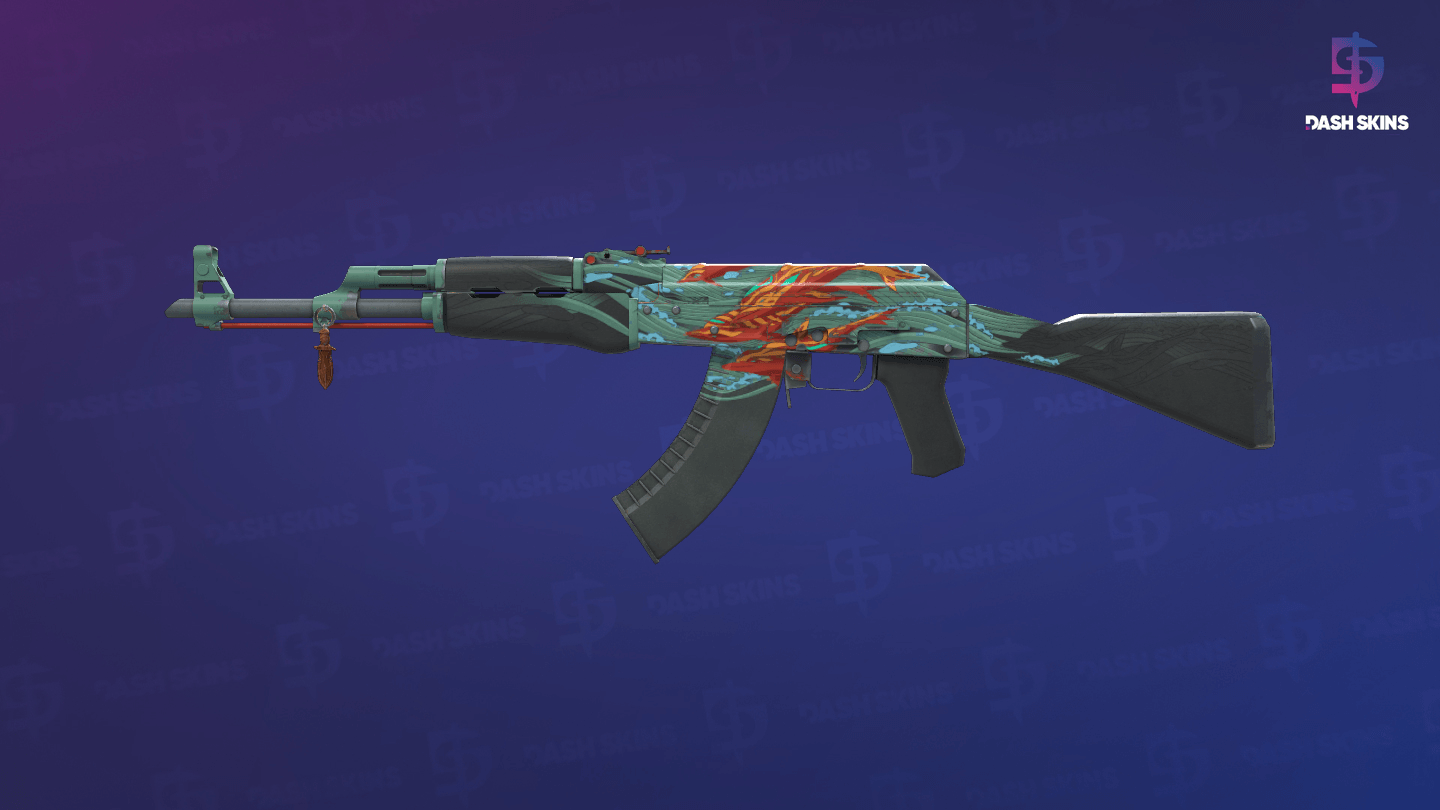 AK-47 | Aquamarine Revenge (Field-Tested) Screenshot Playside