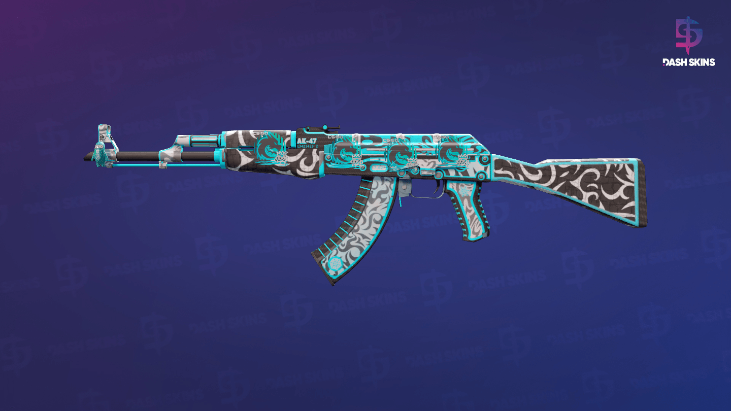 AK-47 | Frontside Misty (Minimal Wear) Screenshot Playside