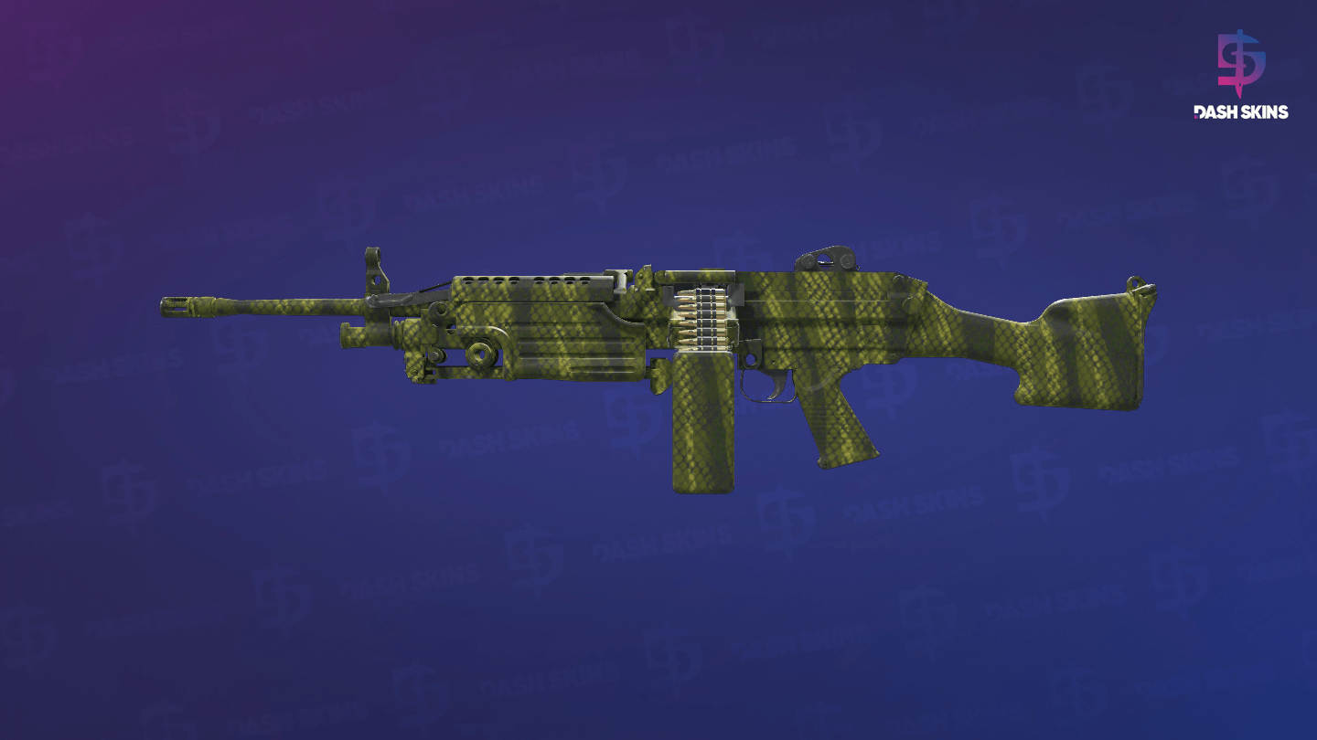 M249 | Gator Mesh (Factory New) Screenshot Playside