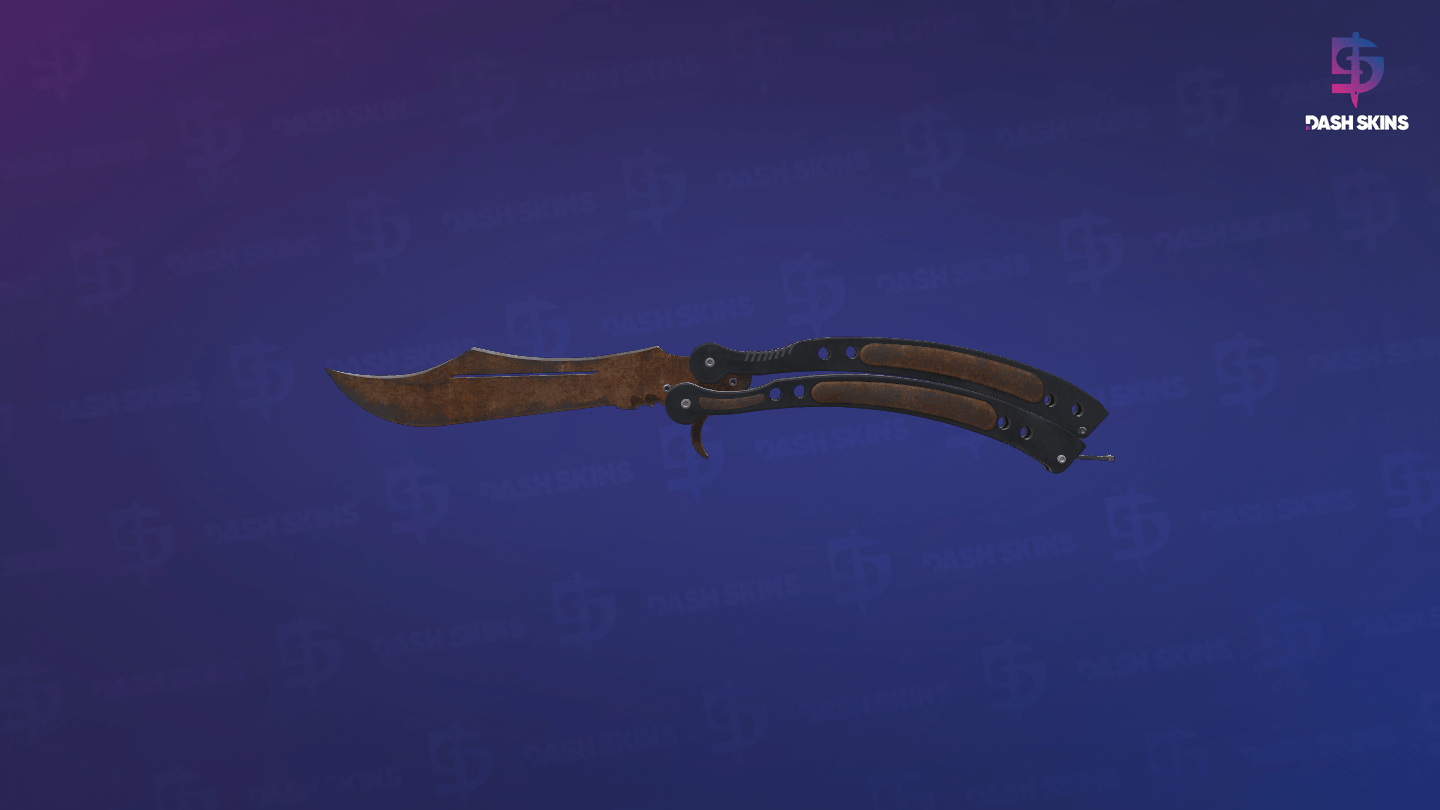 ★ Butterfly Knife | Rust Coat (Battle-Scarred) Screenshot Playside