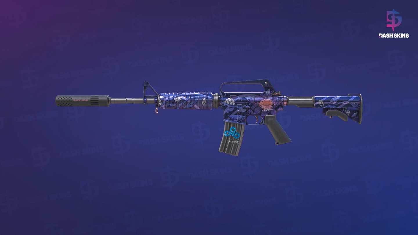 M4A1-S | Black Lotus (Minimal Wear) Screenshot Playside