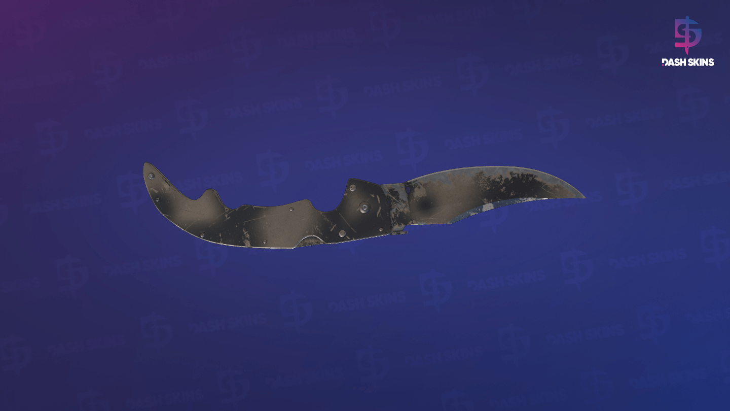 ★ Falchion Knife | Scorched (Well-Worn) Screenshot Playside