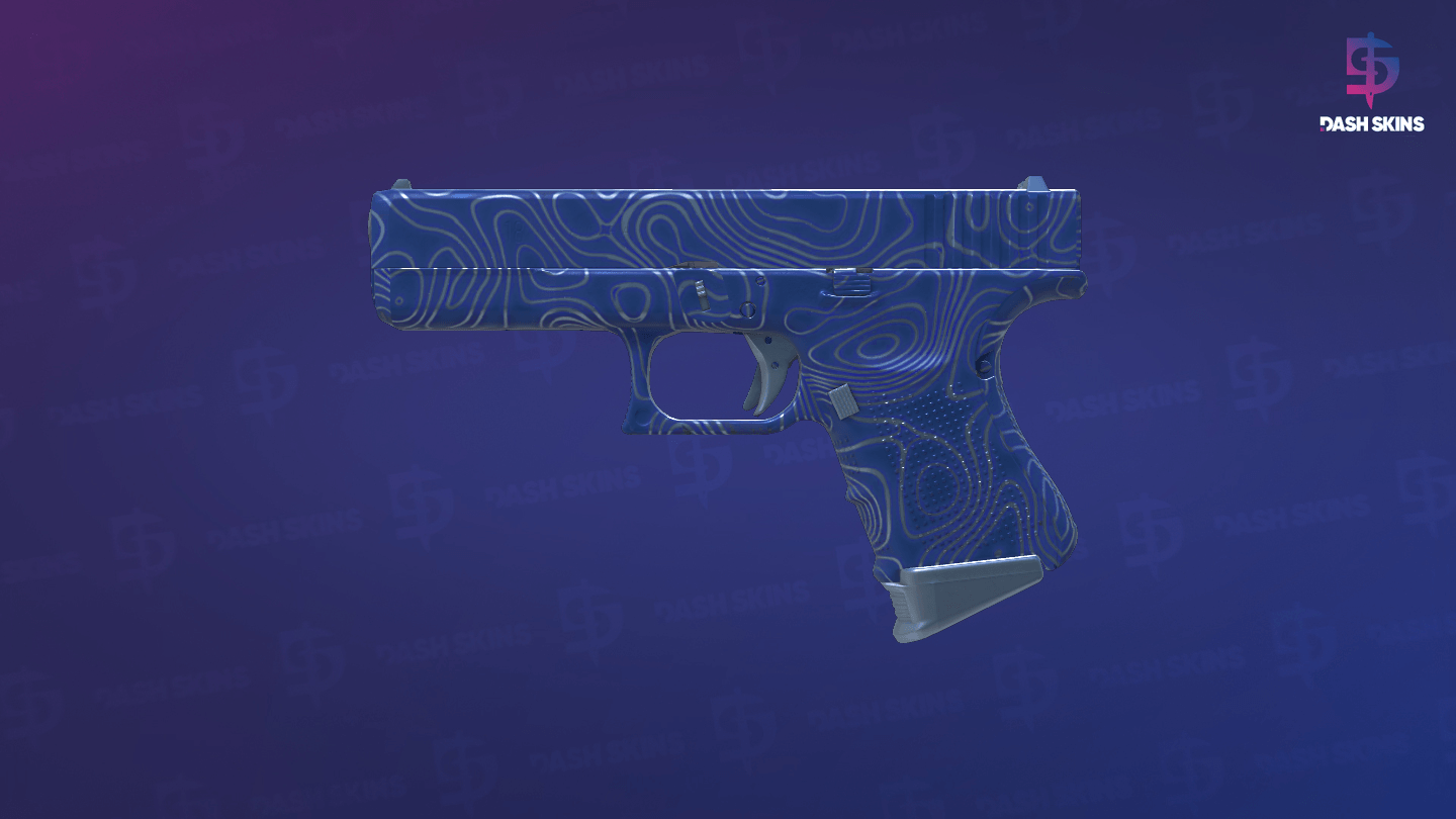 Glock-18 | Ocean Topo (Factory New) Screenshot Playside