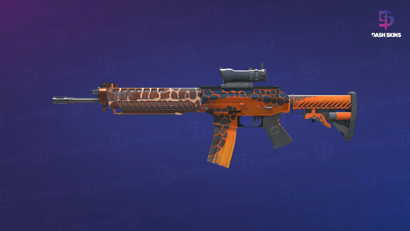 SG 553 | Tiger Moth (Minimal Wear) Screenshot Playside