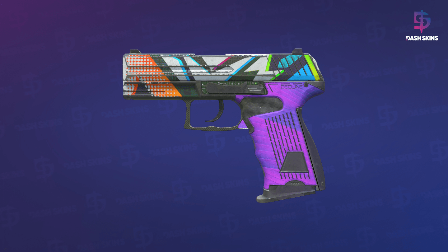P2000 | Wicked Sick (Well-Worn) Screenshot Playside
