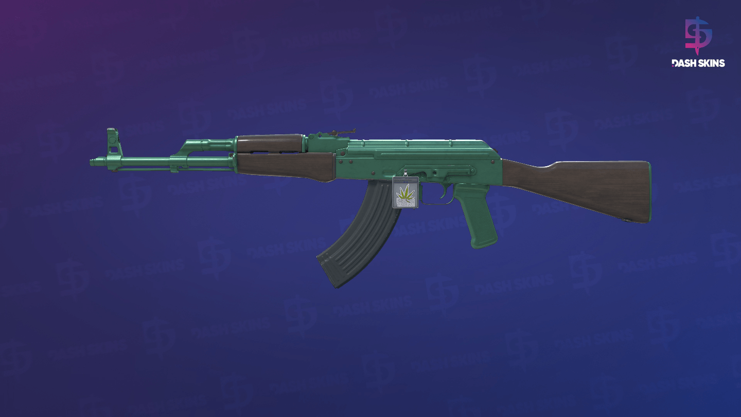 AK-47 | Wintergreen (Minimal Wear) Screenshot Playside