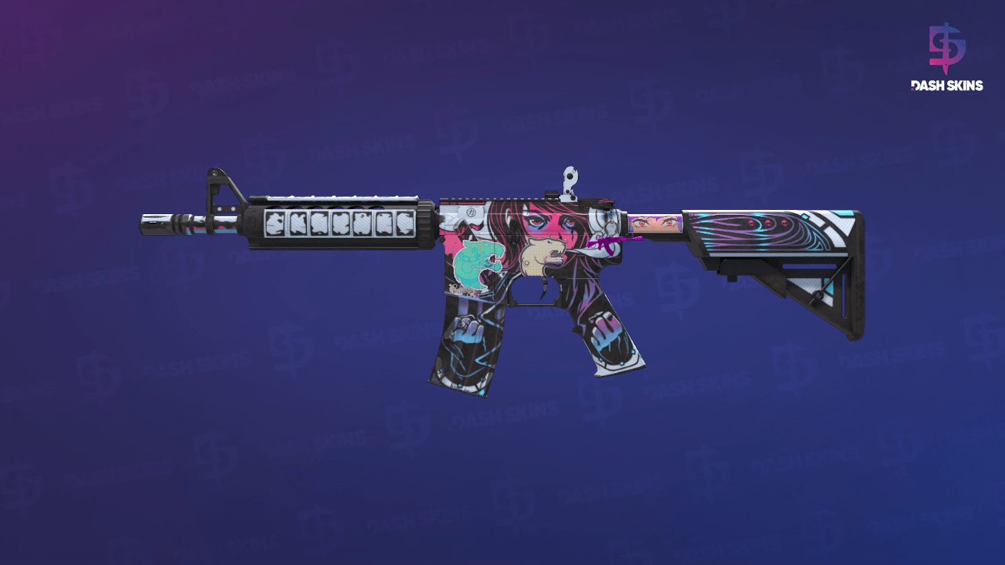M4A4 | Neo-Noir (Minimal Wear) Screenshot Playside