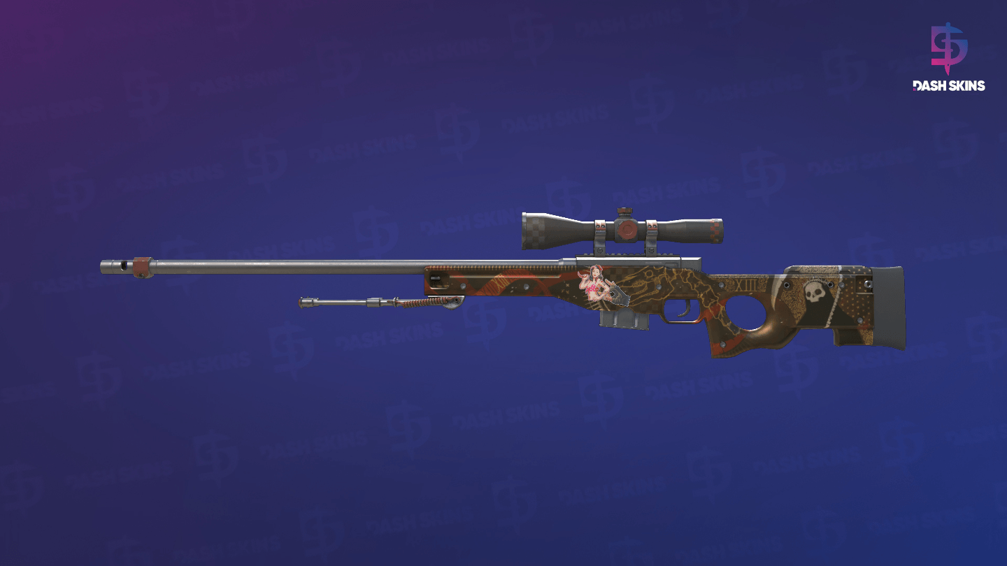 AWP | Mortis (Well-Worn) Screenshot Playside