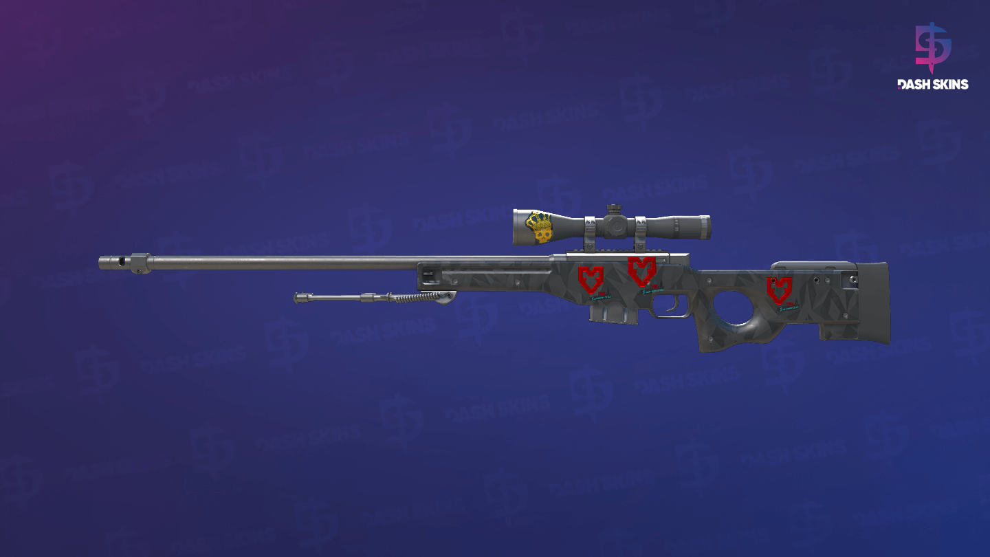 AWP | Graphite (Factory New) Screenshot Playside