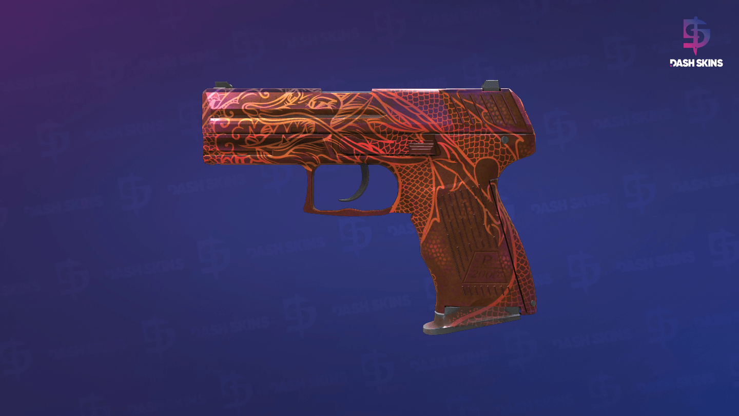 P2000 | Imperial Dragon (Battle-Scarred) Screenshot Playside