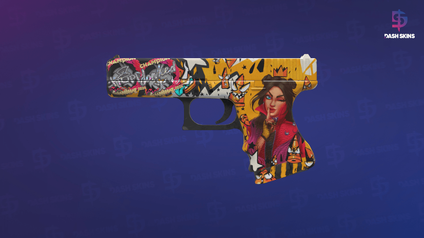 Glock-18 | Bullet Queen (Minimal Wear) Screenshot Playside