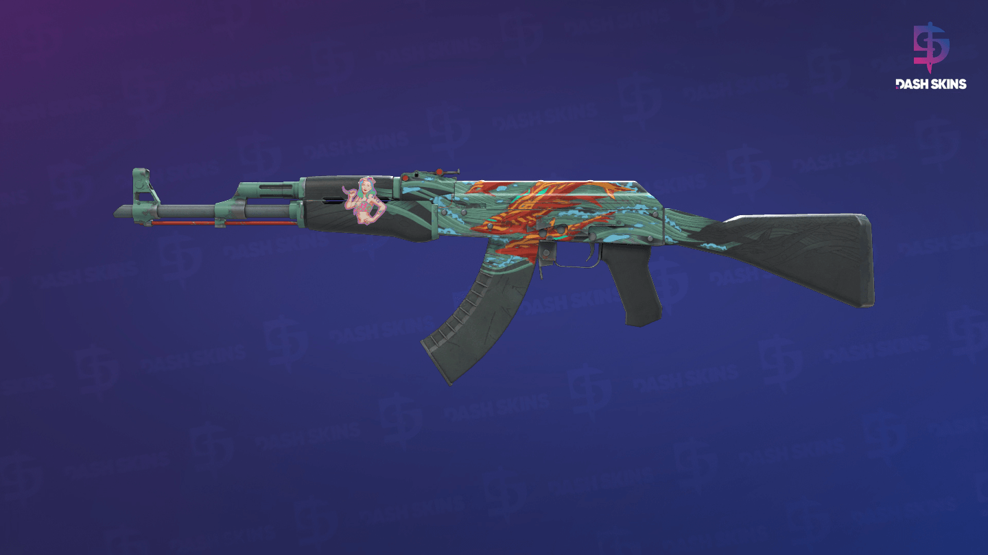 AK-47 | Aquamarine Revenge (Field-Tested) Screenshot Playside