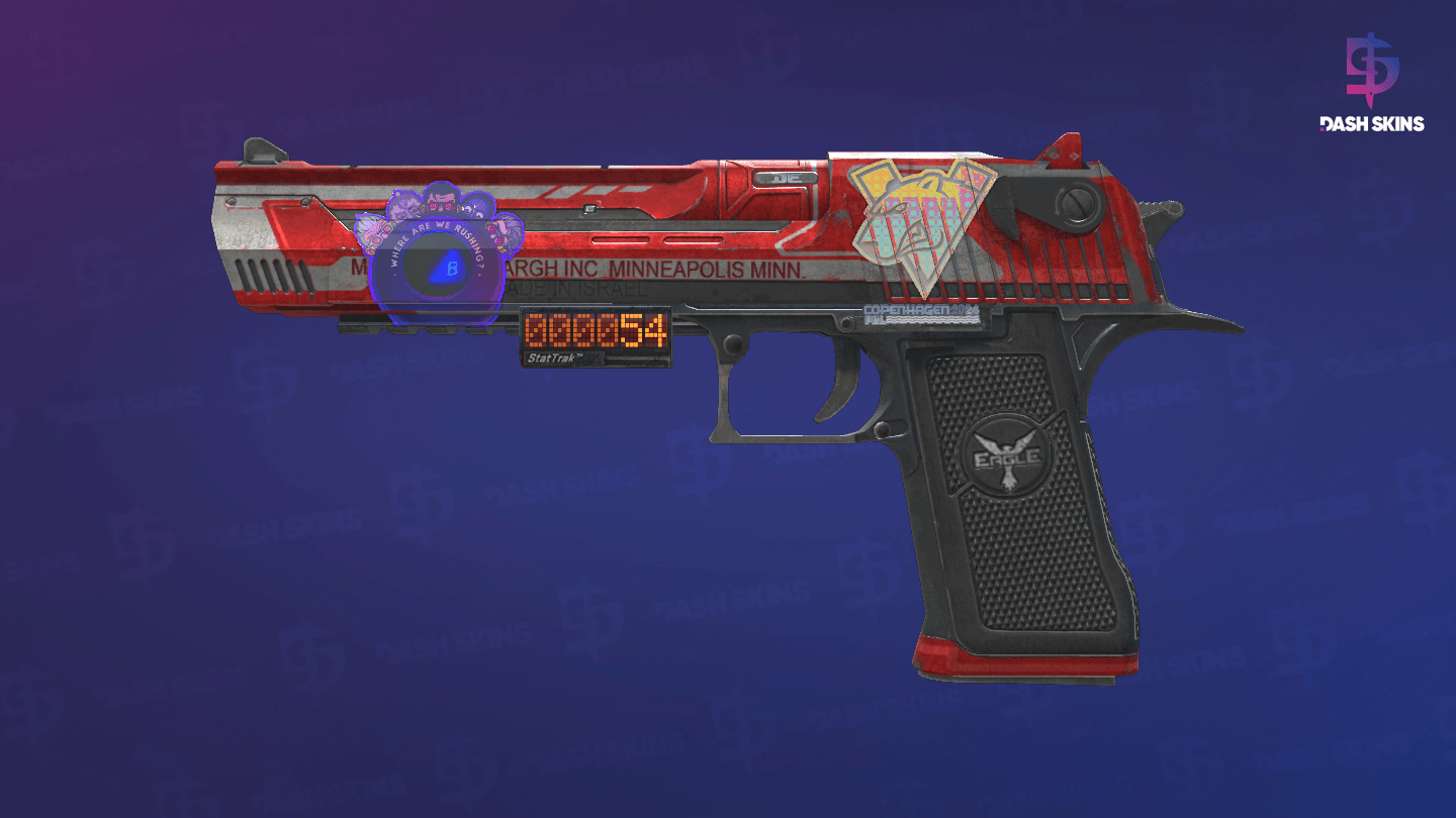 StatTrak™ Desert Eagle | Code Red (Battle-Scarred) Screenshot Playside