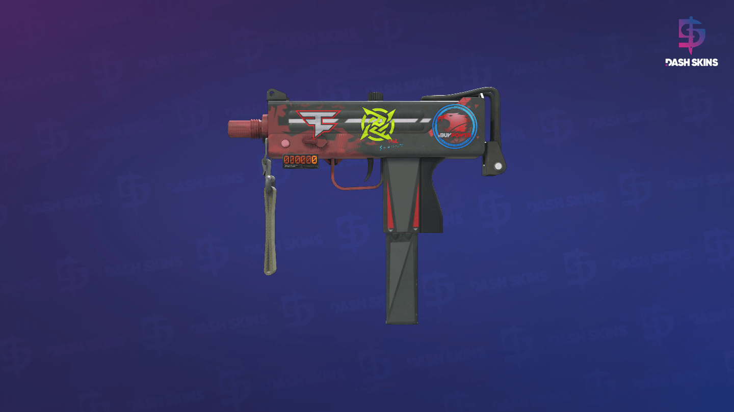 StatTrak™ MAC-10 | Tatter (Minimal Wear) Screenshot Playside