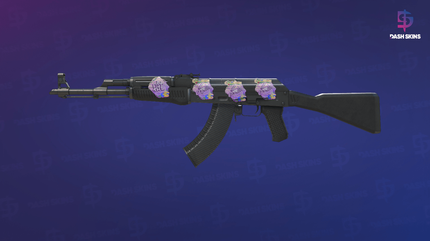 AK-47 | Slate (Well-Worn) Screenshot Playside
