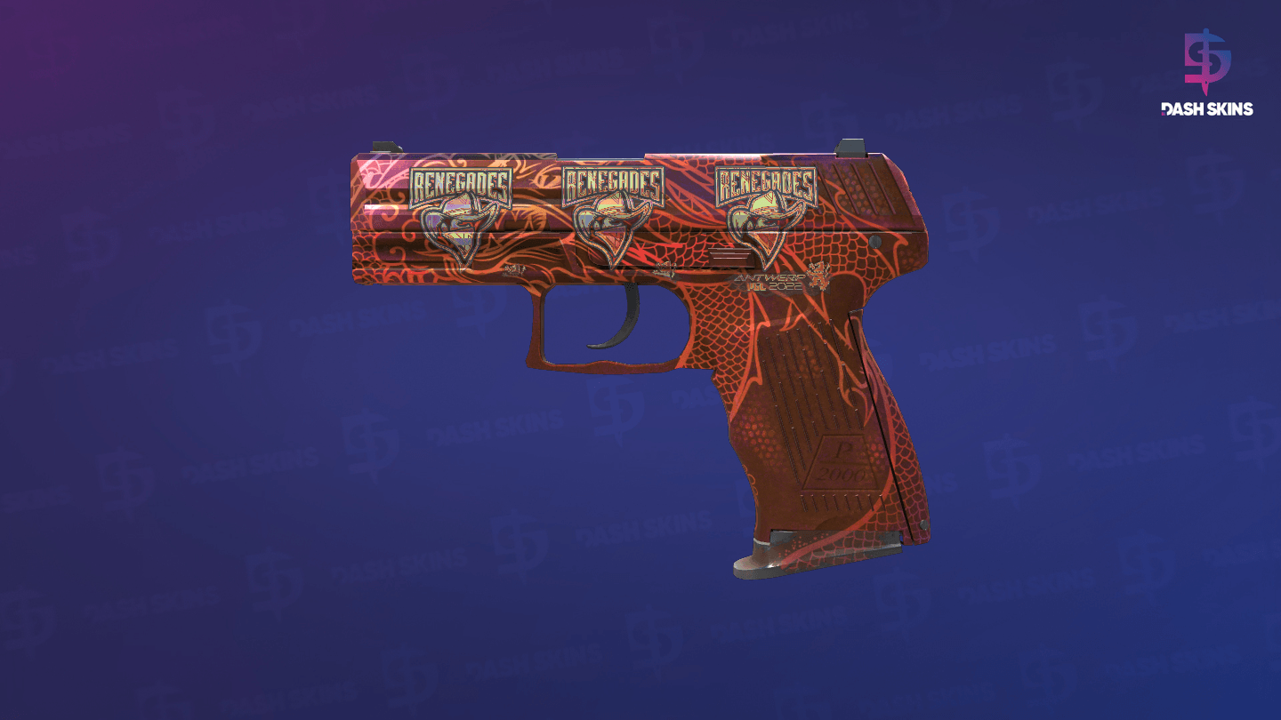 P2000 | Imperial Dragon (Well-Worn) Screenshot Playside