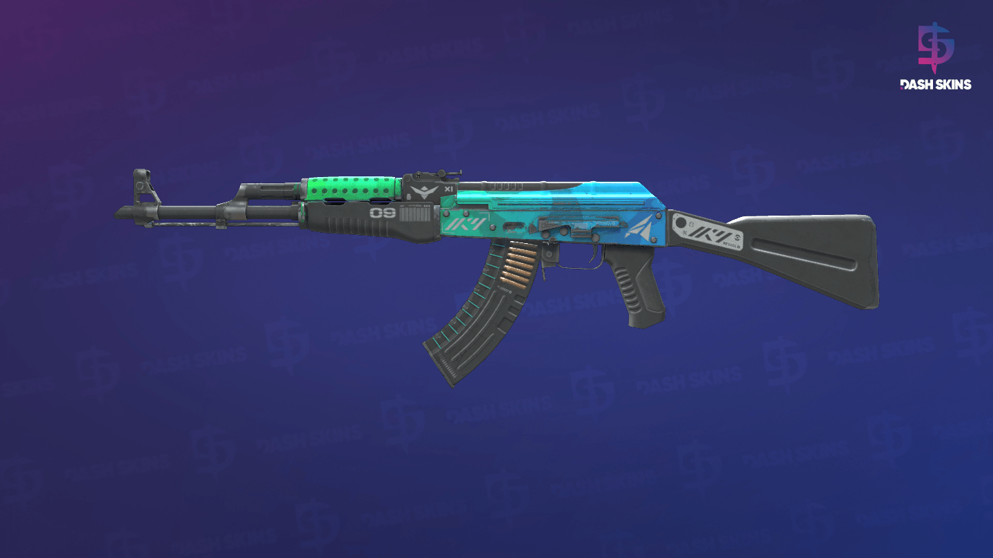 AK-47 | Ice Coaled (Field-Tested) Screenshot Playside