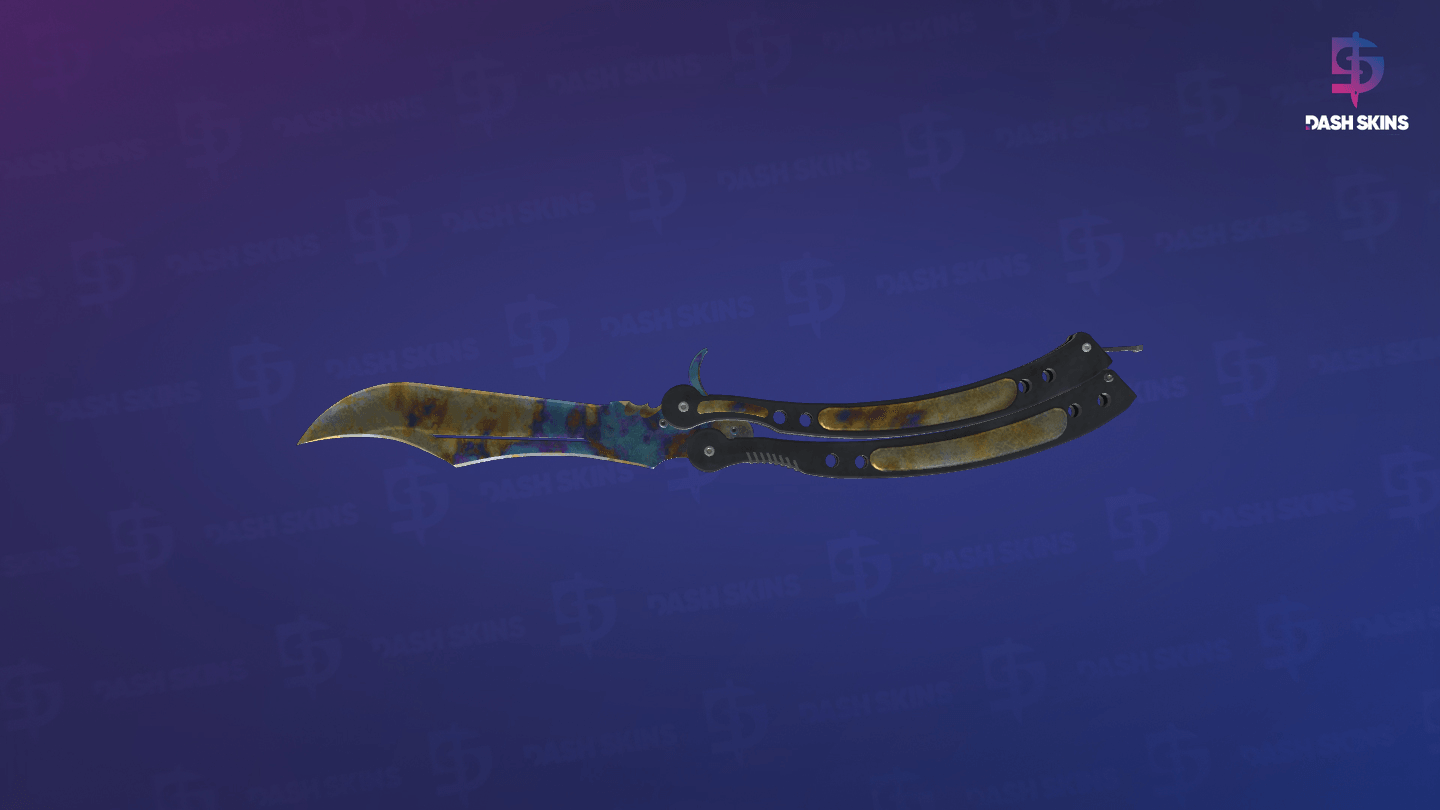 ★ Butterfly Knife | Case Hardened (Battle-Scarred) Screenshot Playside