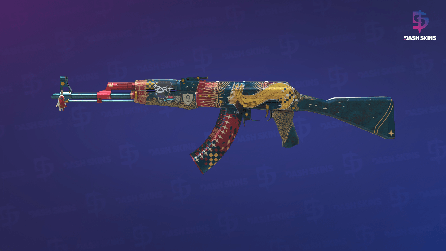 AK-47 | The Empress (Well-Worn) Screenshot Playside