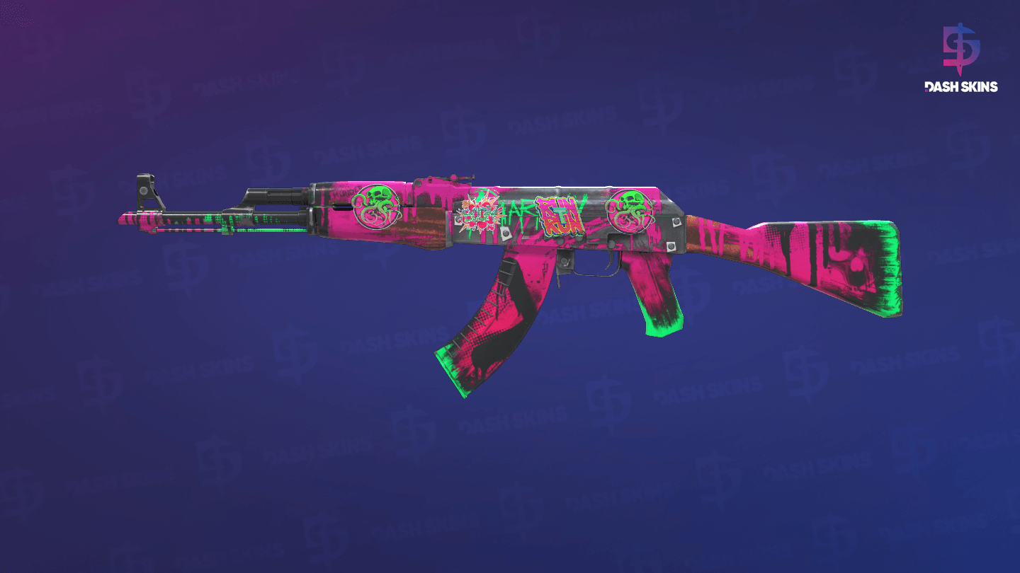 AK-47 | Neon Revolution (Field-Tested) Screenshot Playside