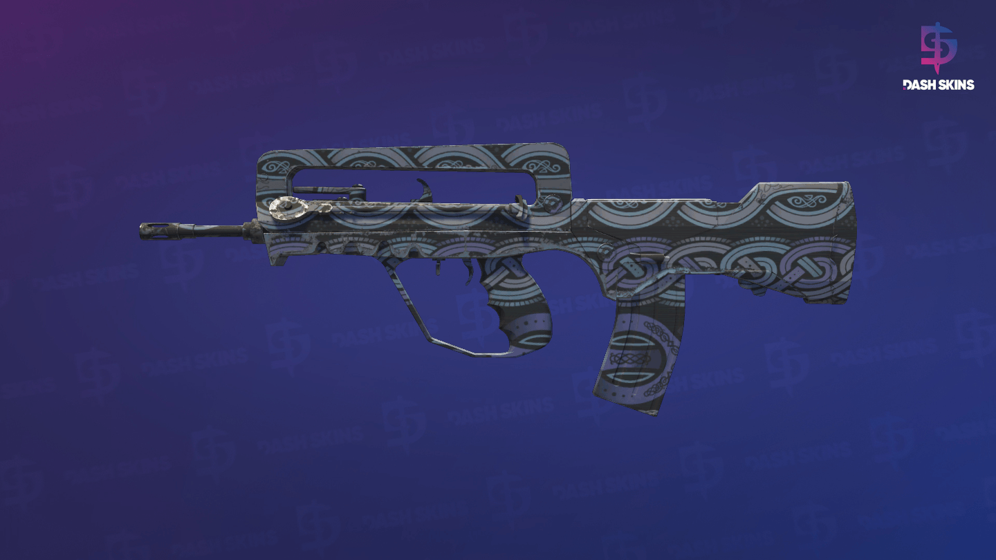 FAMAS | Night Borre (Minimal Wear) Screenshot Playside