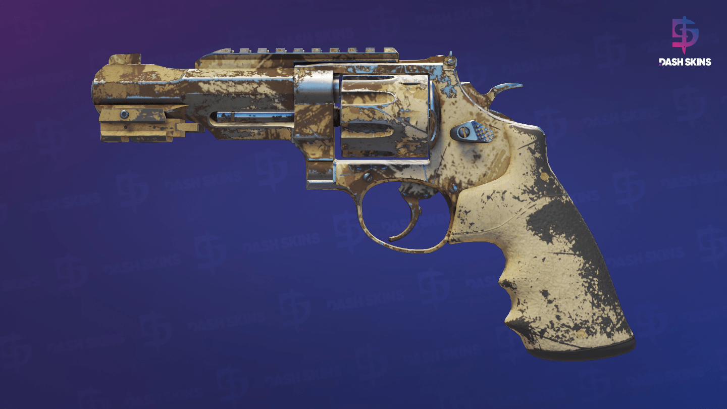 R8 Revolver | Desert Brush (Well-Worn) Screenshot Playside