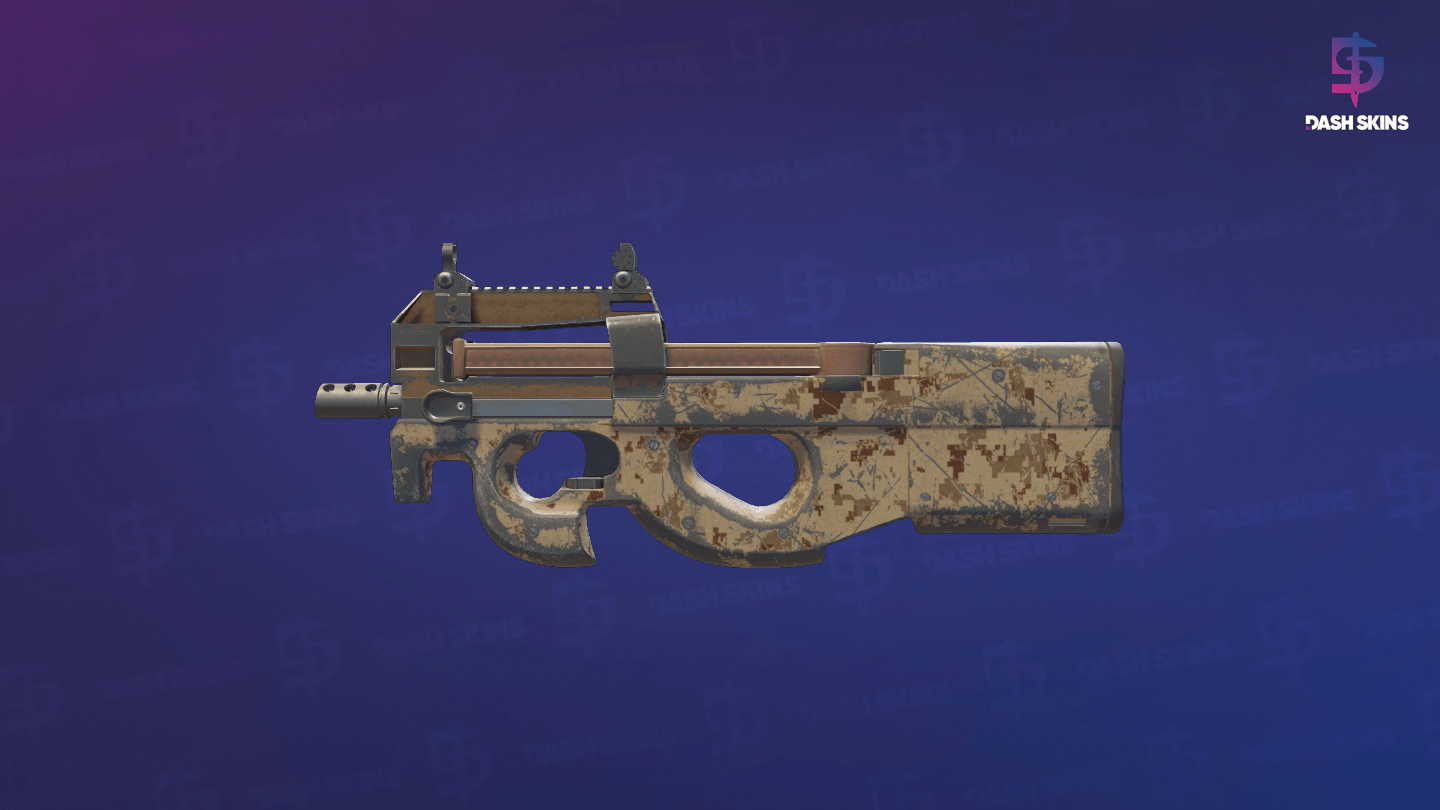 P90 | Desert DDPAT (Battle-Scarred) Screenshot Playside
