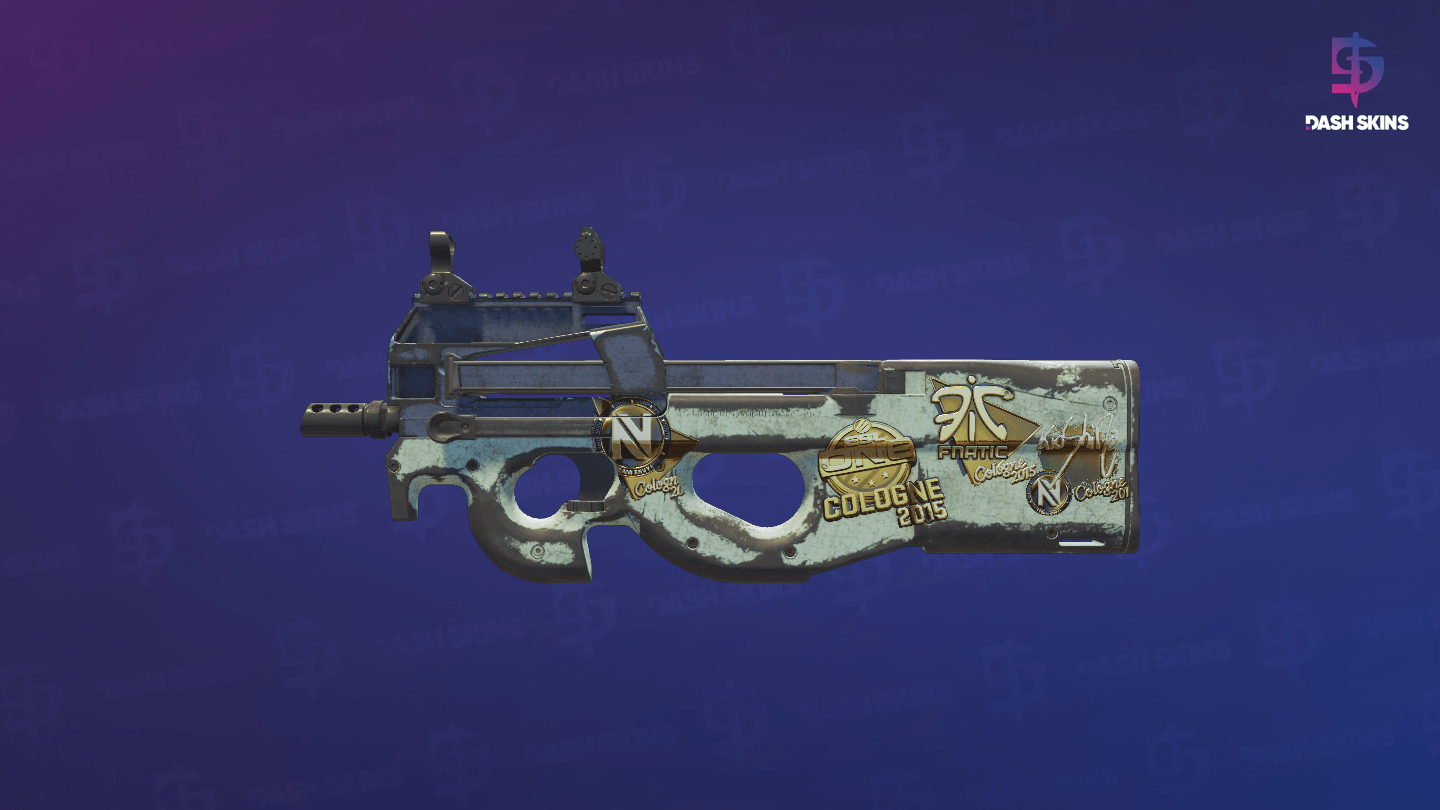 Souvenir P90 | Storm (Battle-Scarred) Screenshot Playside