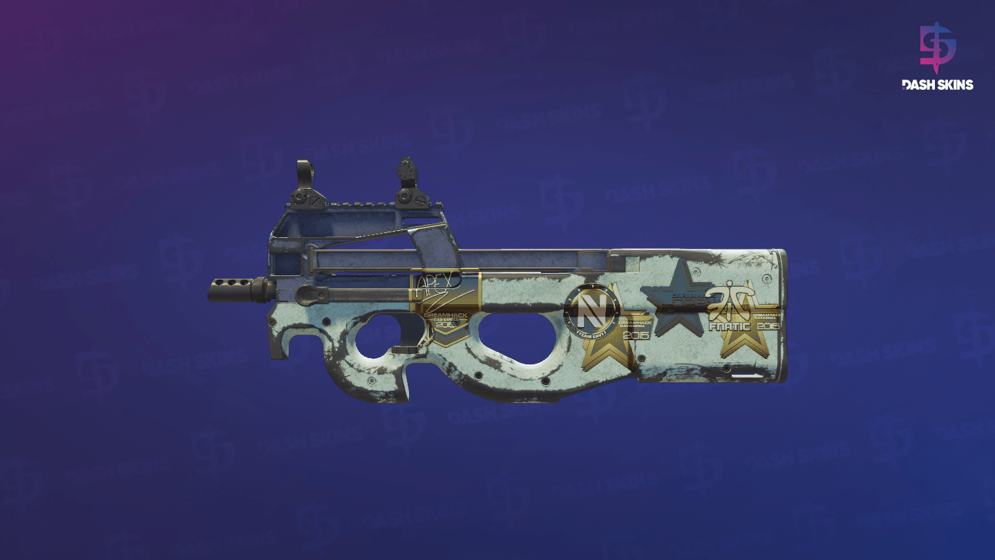 Souvenir P90 | Storm (Battle-Scarred) Screenshot Playside