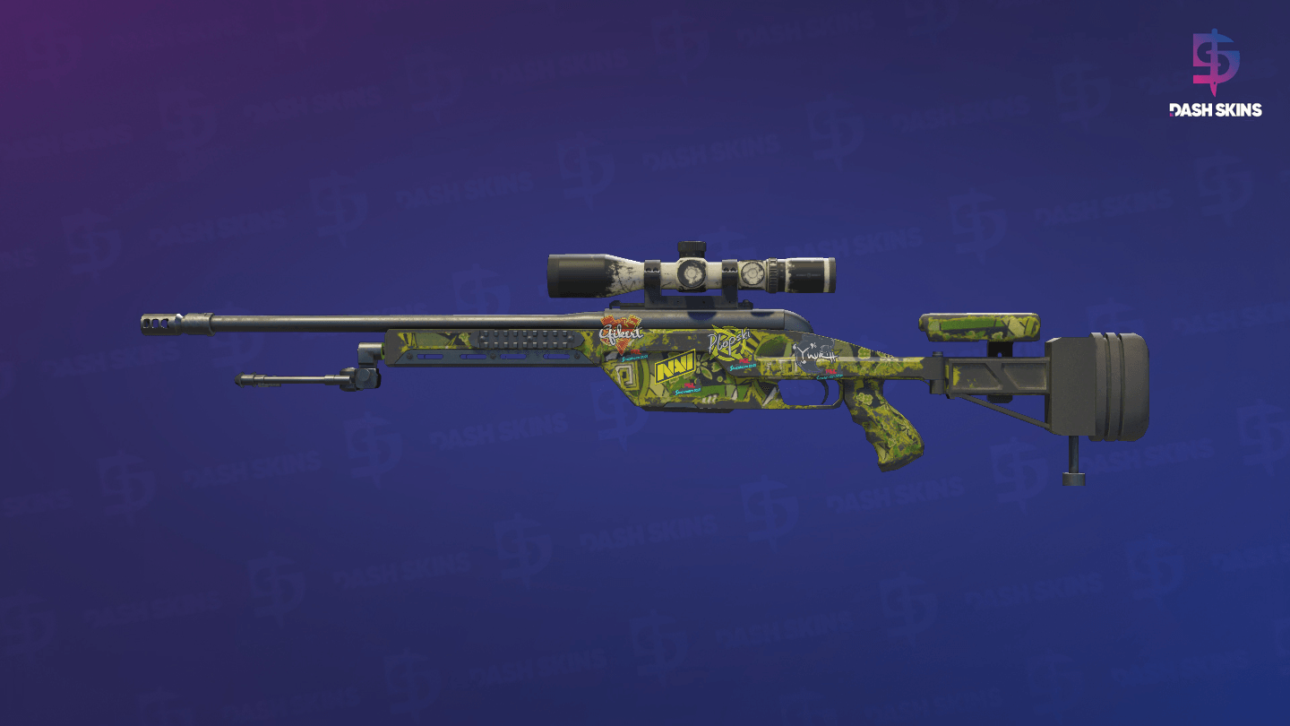 SSG 08 | Spring Twilly (Well-Worn) Screenshot Playside