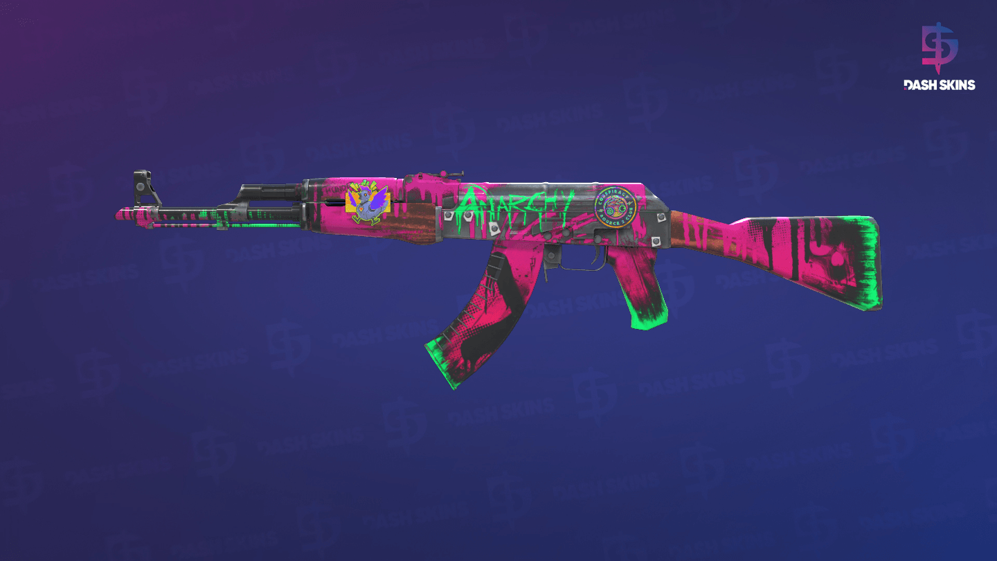 AK-47 | Neon Revolution (Field-Tested) Screenshot Playside