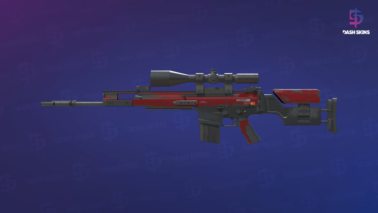 StatTrak™ SCAR-20 | Crimson Web (Field-Tested) Screenshot Playside