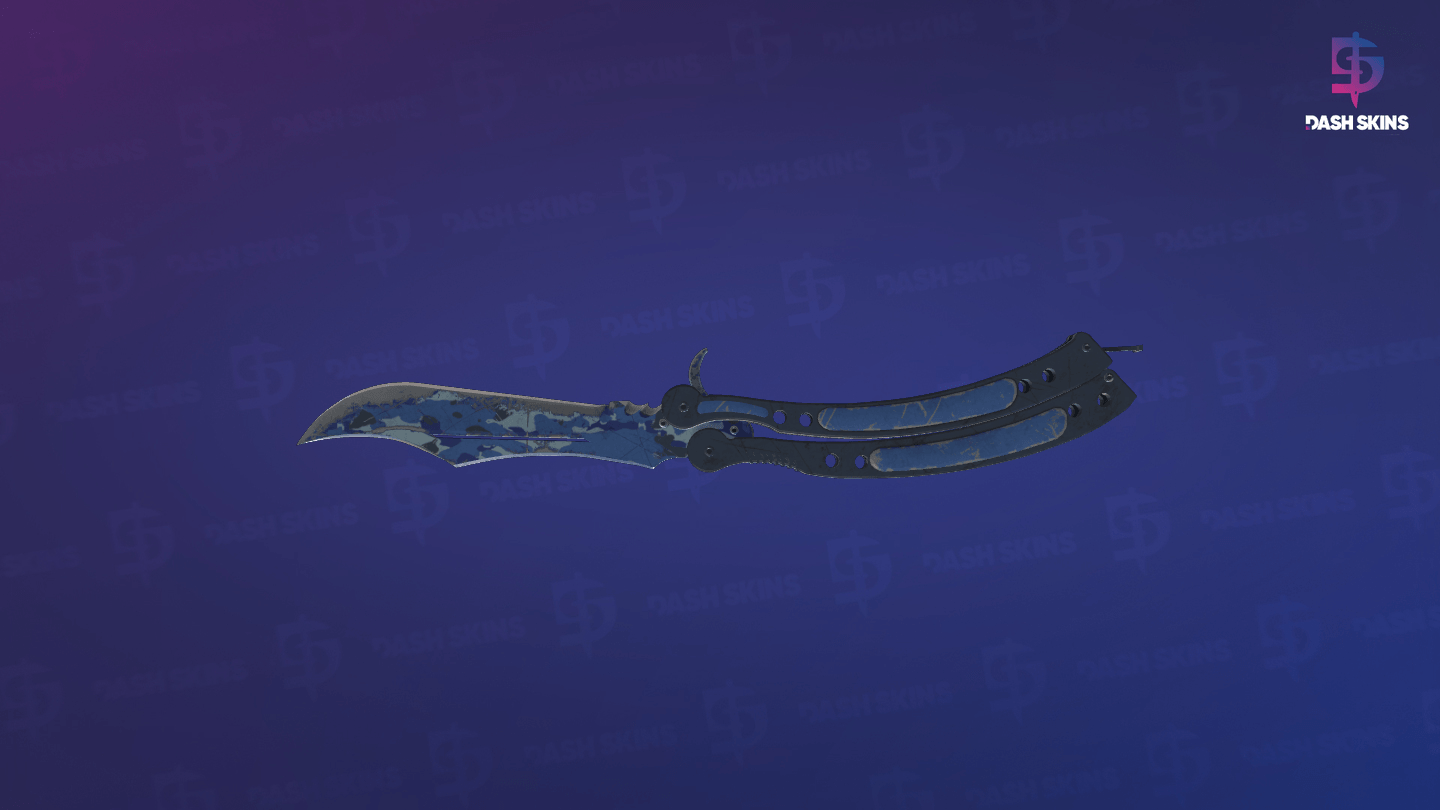 ★ Butterfly Knife | Bright Water (Battle-Scarred) Screenshot Playside