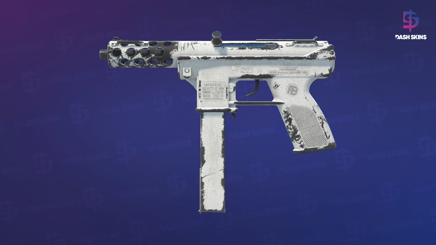 Tec-9 | Whiteout (Well-Worn) Screenshot Playside