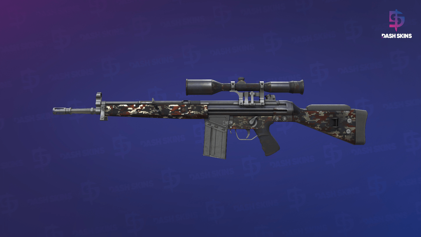 G3SG1 | Digital Mesh (Battle-Scarred) Screenshot Playside
