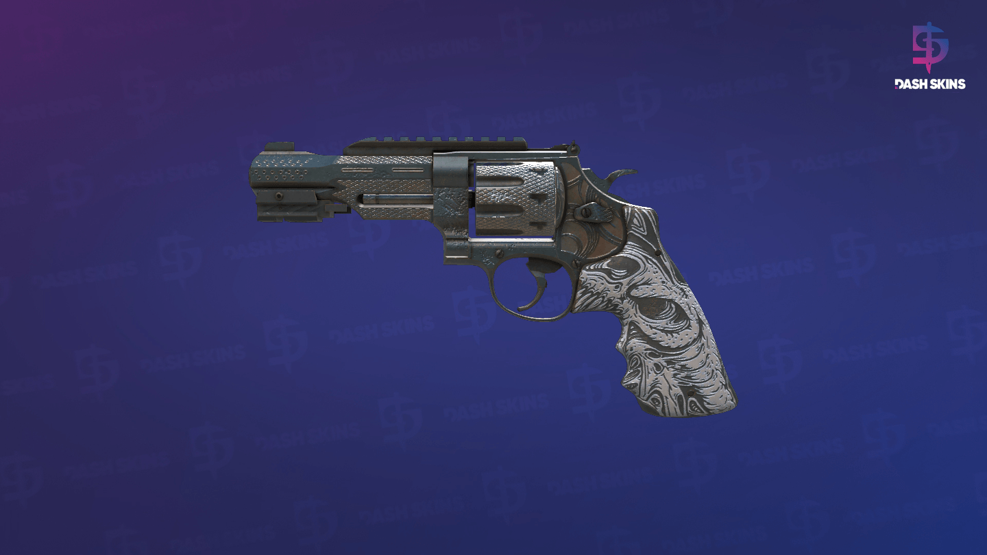 R8 Revolver | Bone Forged (Field-Tested) Screenshot Playside