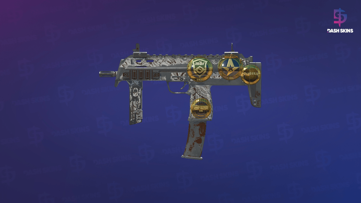 Souvenir MP7 | Gunsmoke (Battle-Scarred) Screenshot Playside
