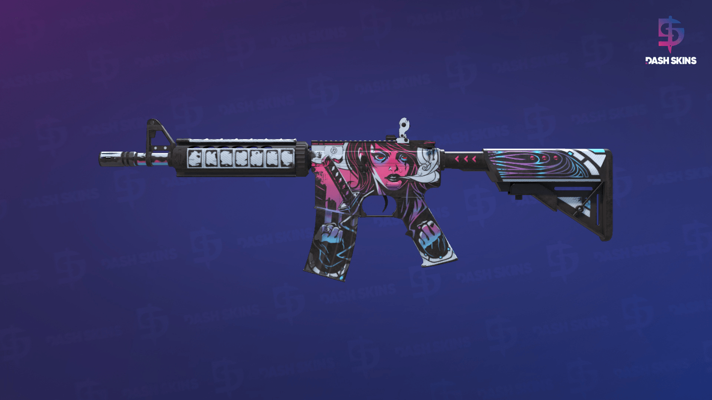 M4A4 | Neo-Noir (Minimal Wear) Screenshot Playside