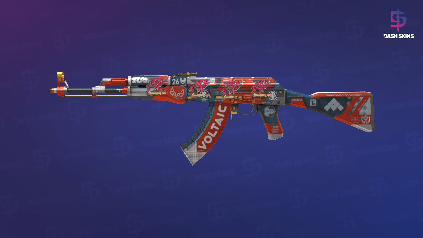 AK-47 | Bloodsport (Minimal Wear) Screenshot Playside