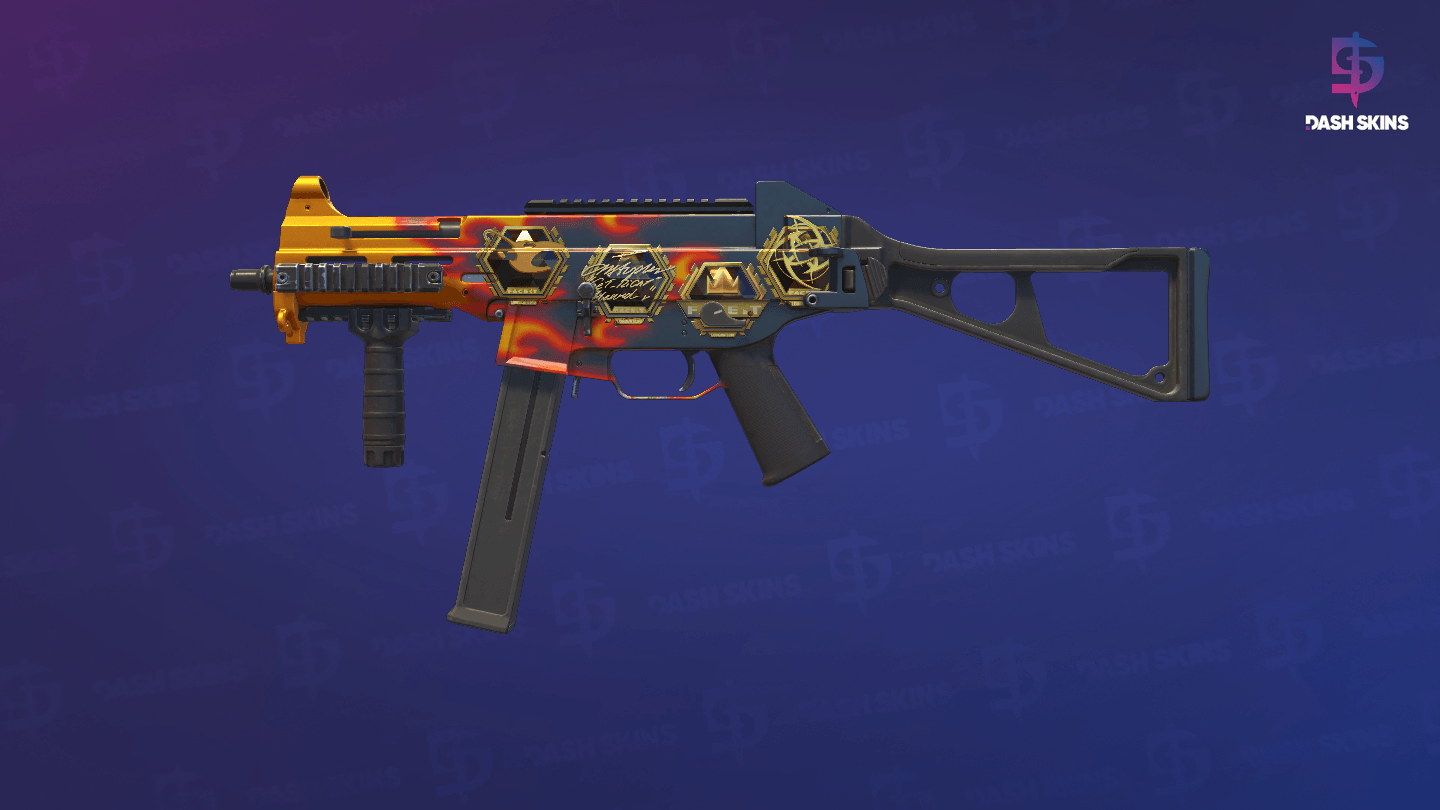 Souvenir UMP-45 | Blaze (Factory New) Screenshot Playside