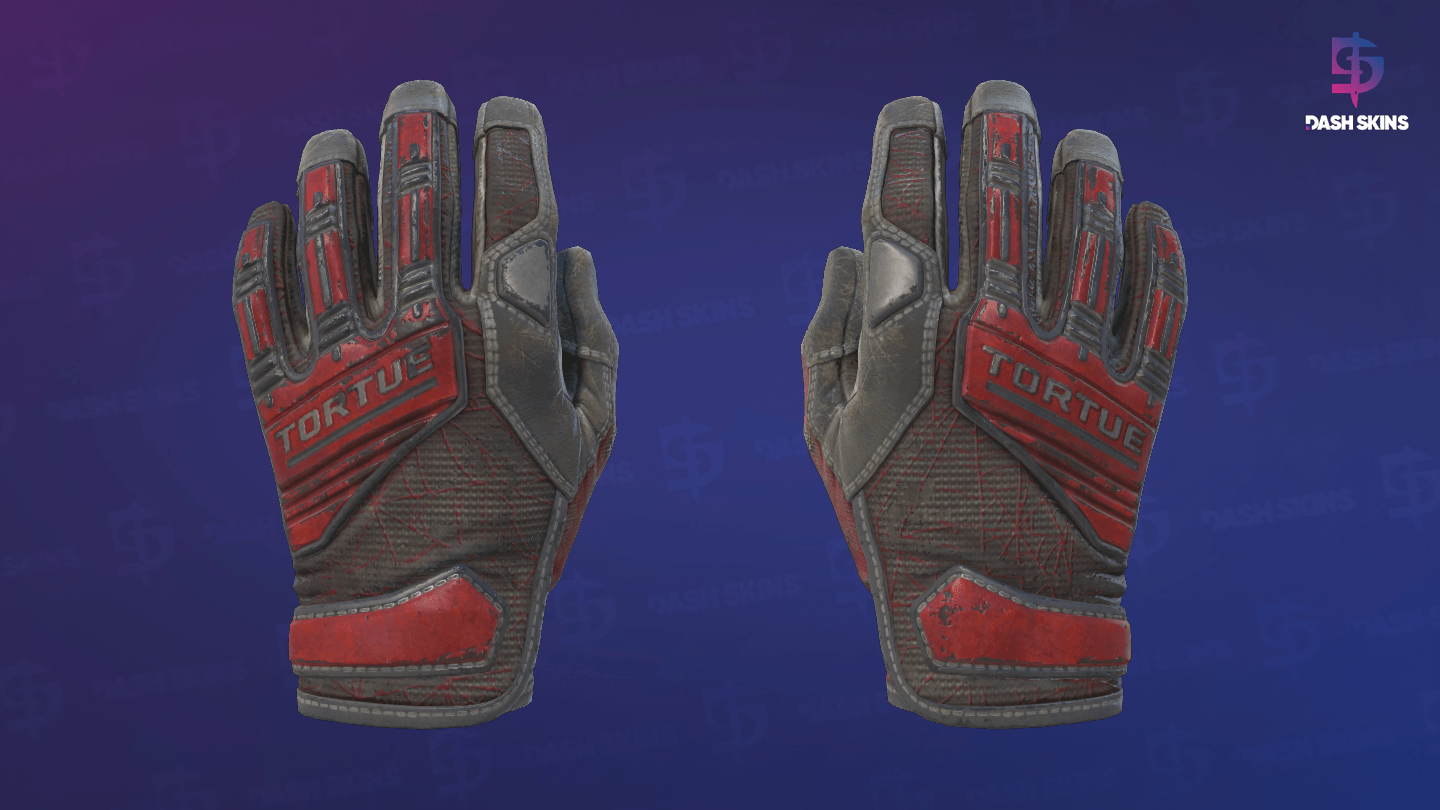 ★ Specialist Gloves | Crimson Web (Battle-Scarred) Screenshot Playside